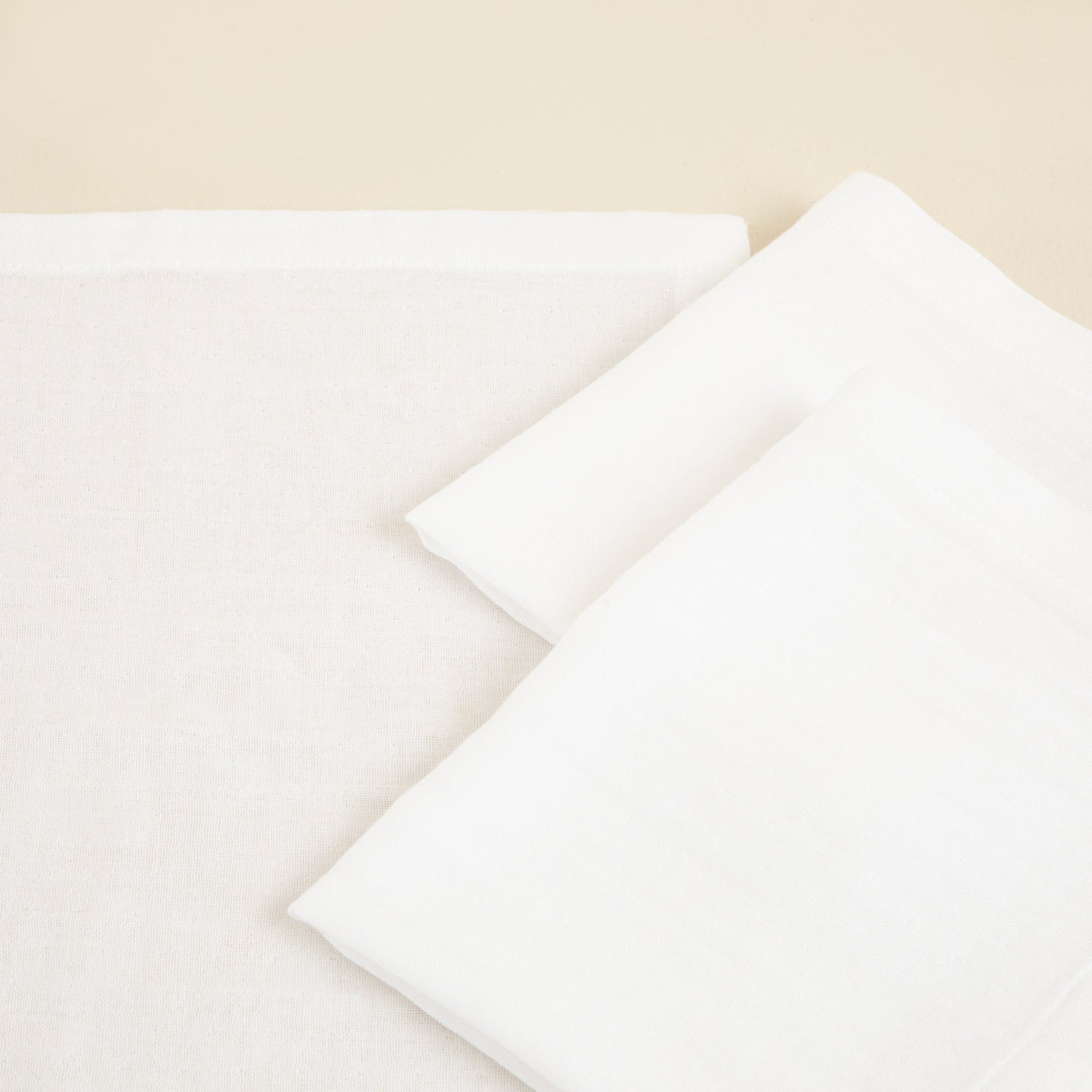 Abella 3-Piece Baby Burp Cloth White