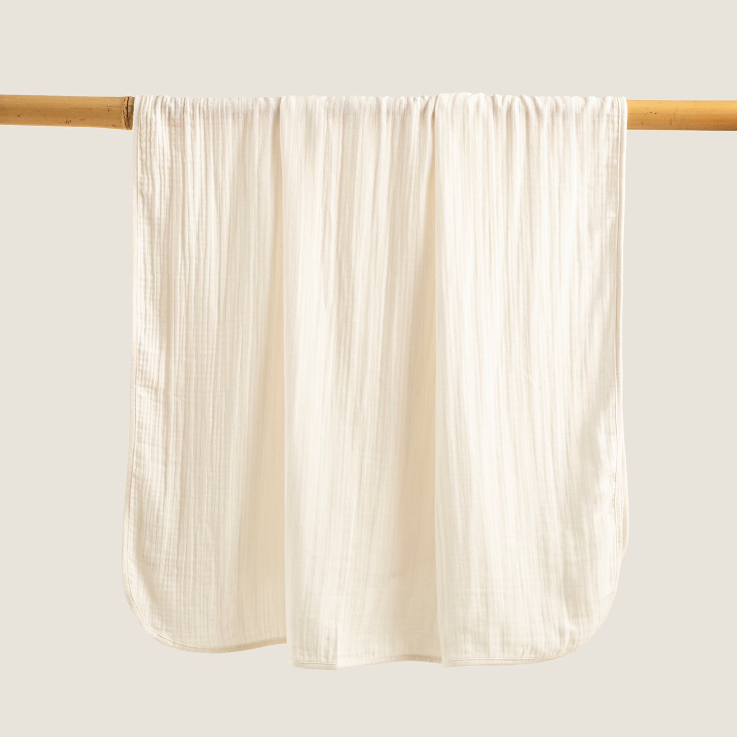 Harvey Baby Pique Coverlet 150x100cm Ecru