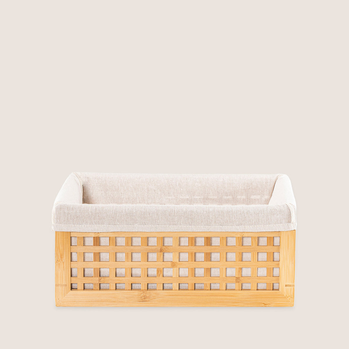 Bamboo Basket 38x27x16cm Natural