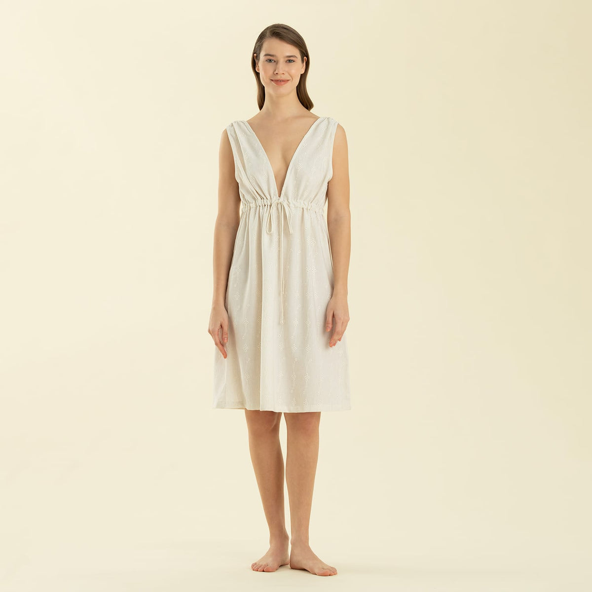 Hierba Nightgown White