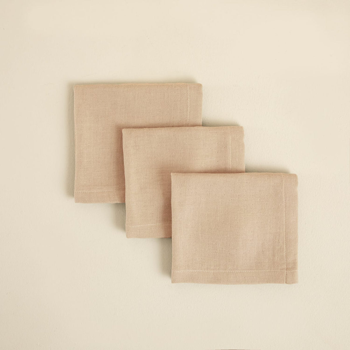 Abella 3 Piece Baby Burp Cloth Beige