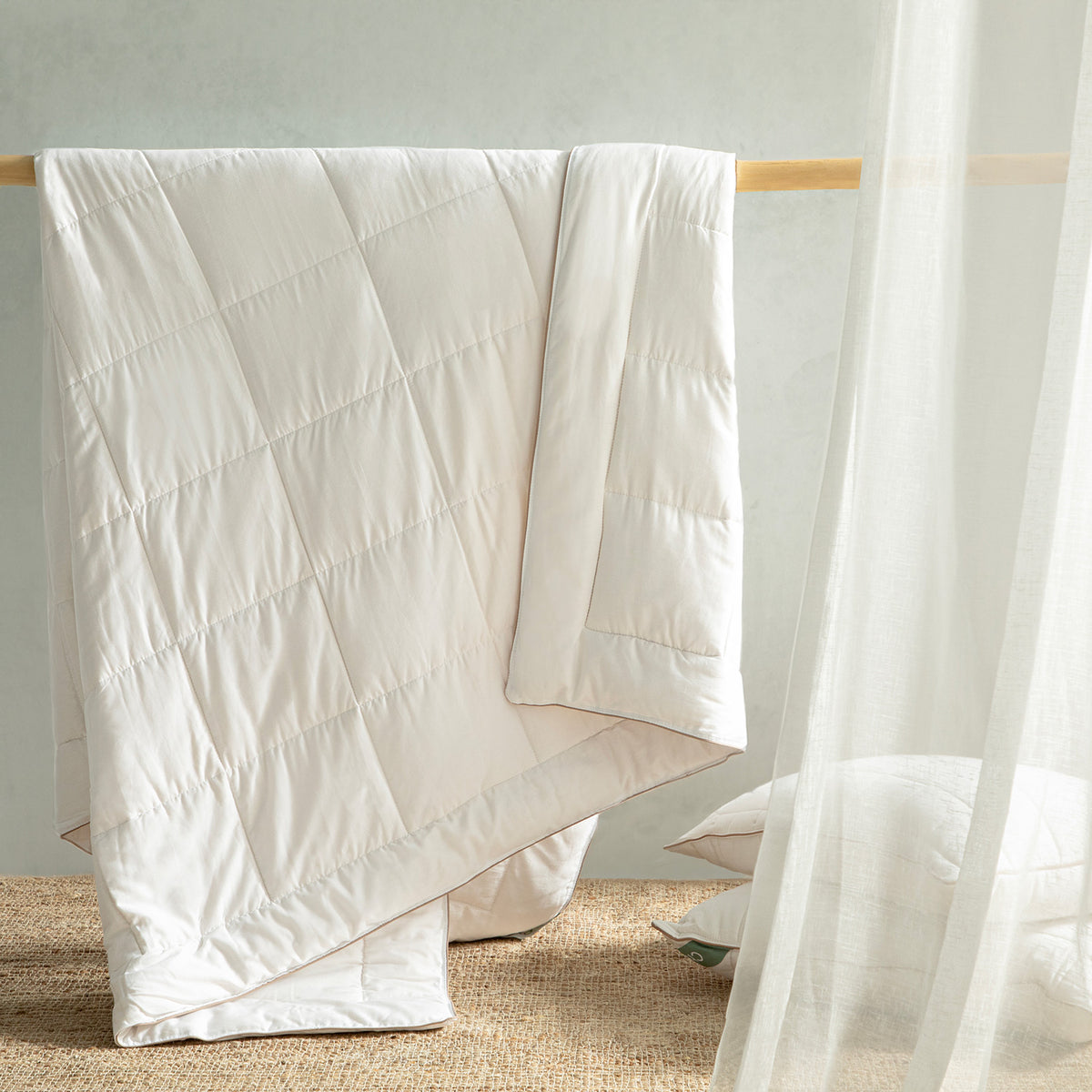 Soya Quilt 155x215cm White