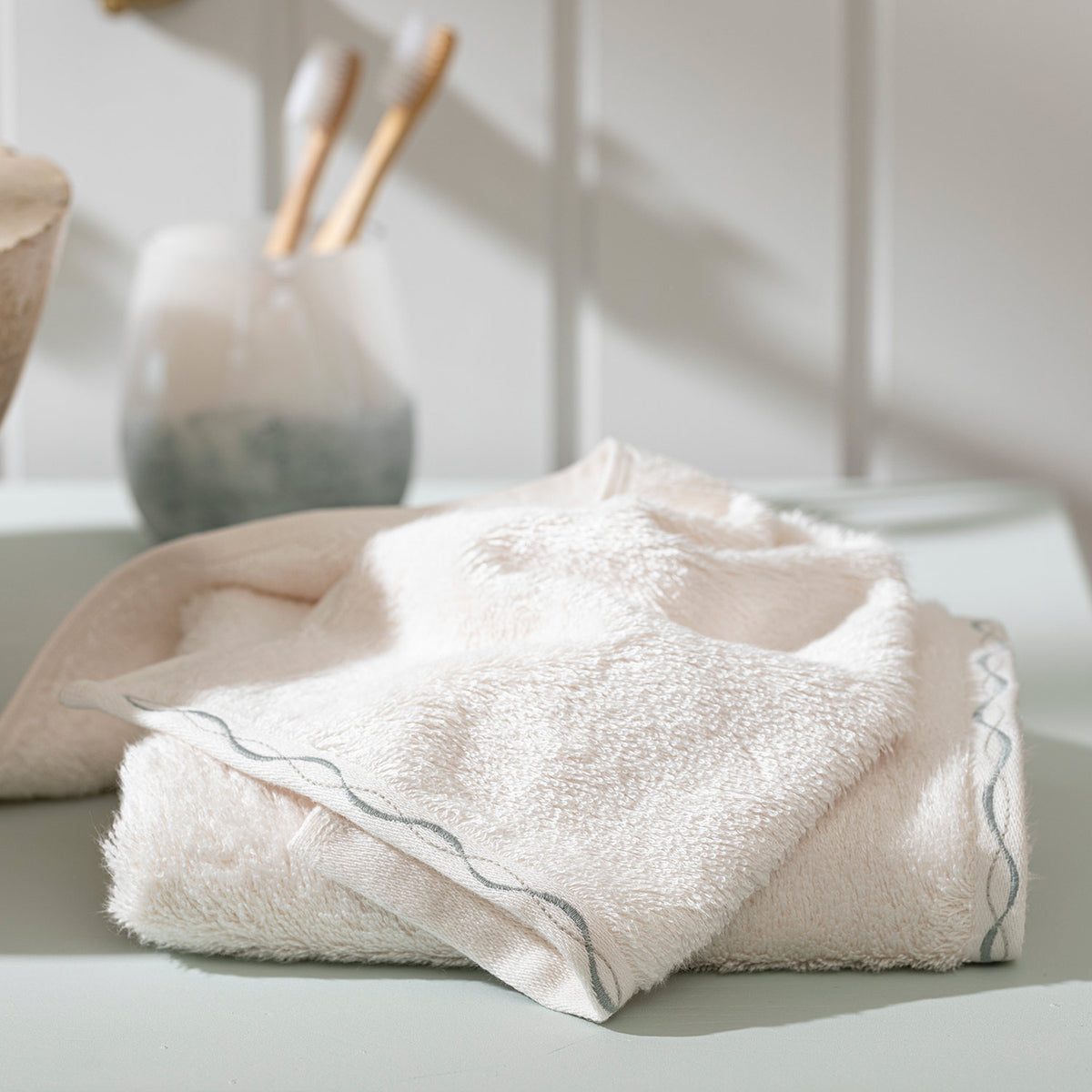 Spenza Hand Towel 30x50cm Ecru