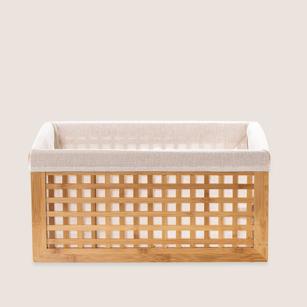 Bamboo Basket 42x32x20cm Natural