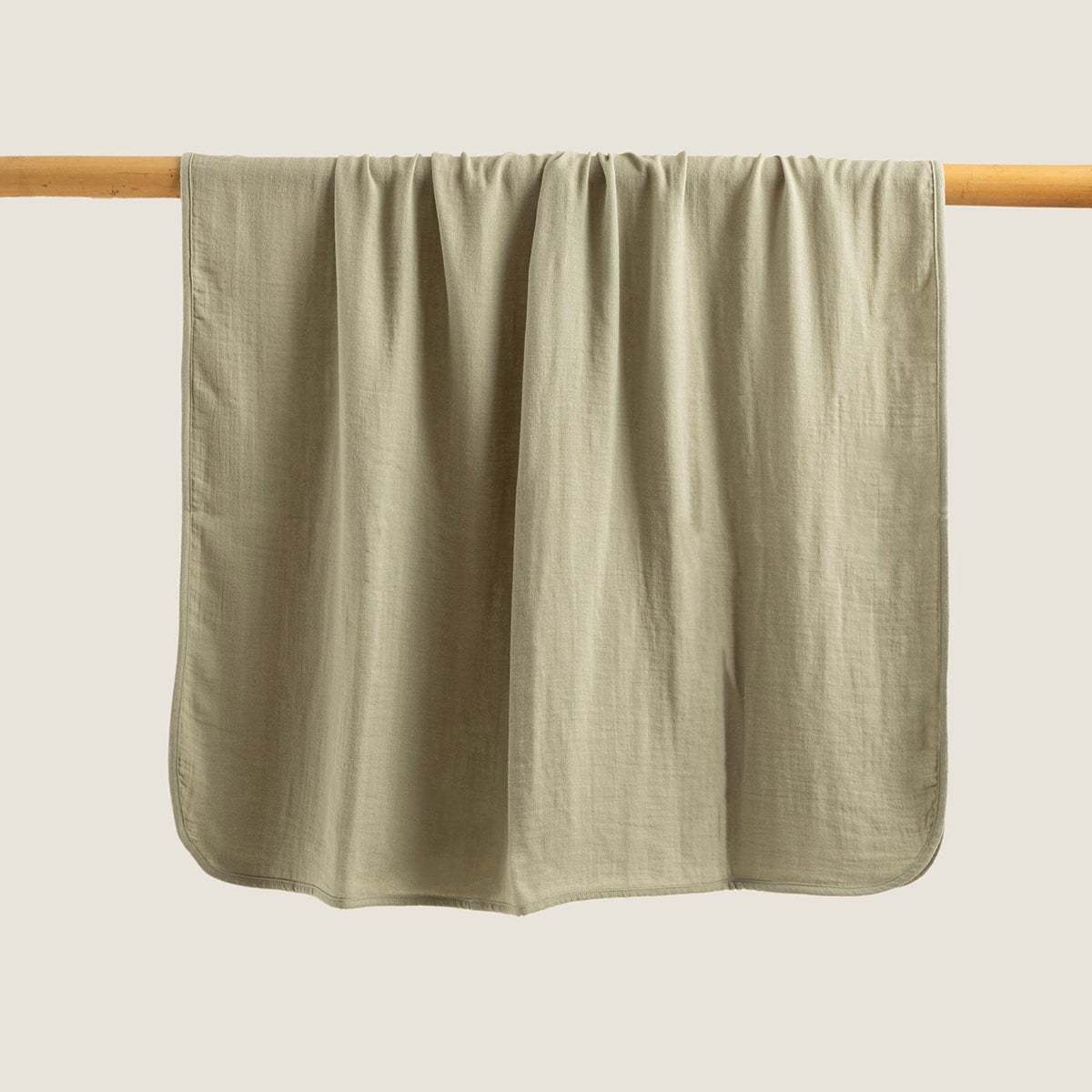Harvey Baby Pique Coverlet 150x100cm Green