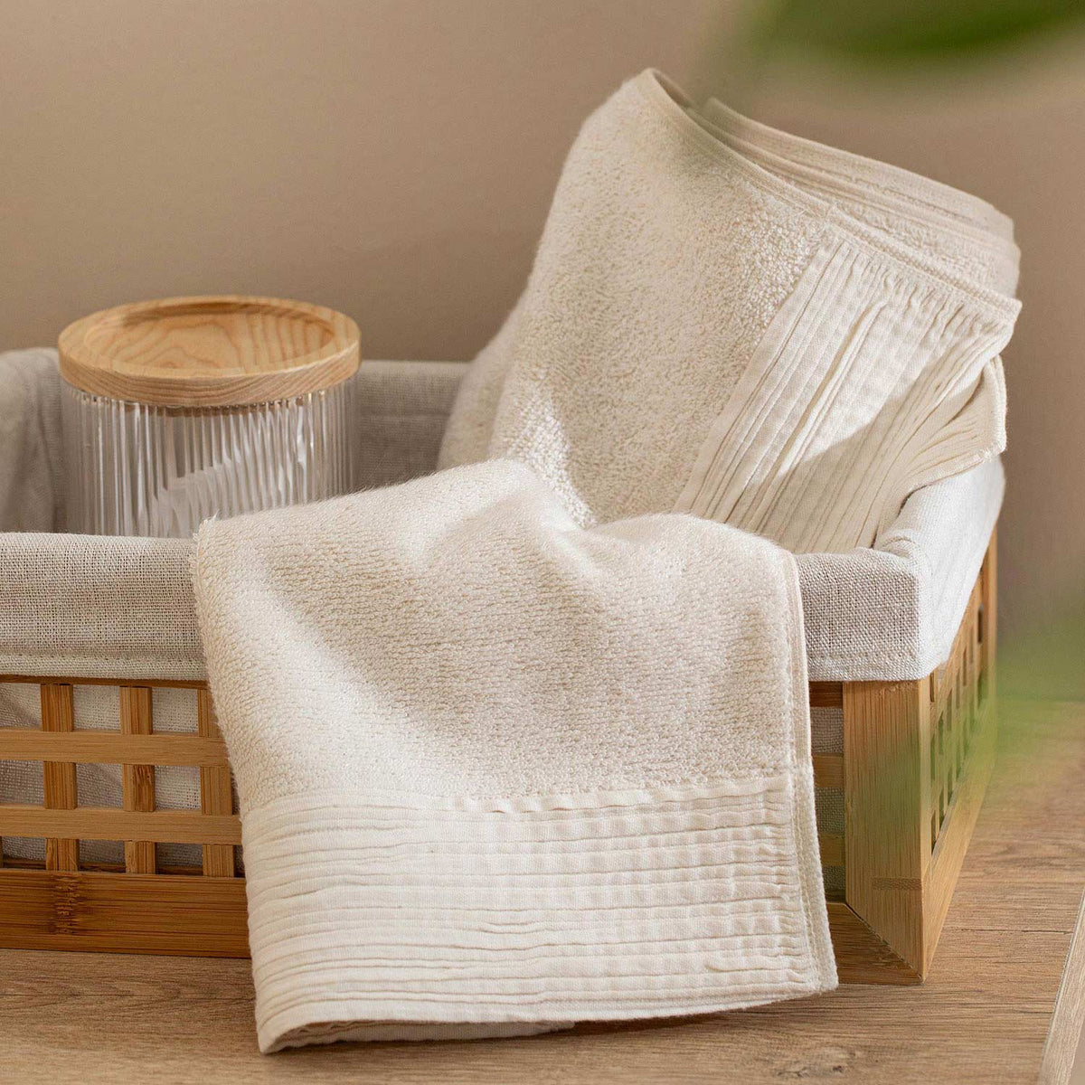 Grasse Hand Towel 30x50cm Natural