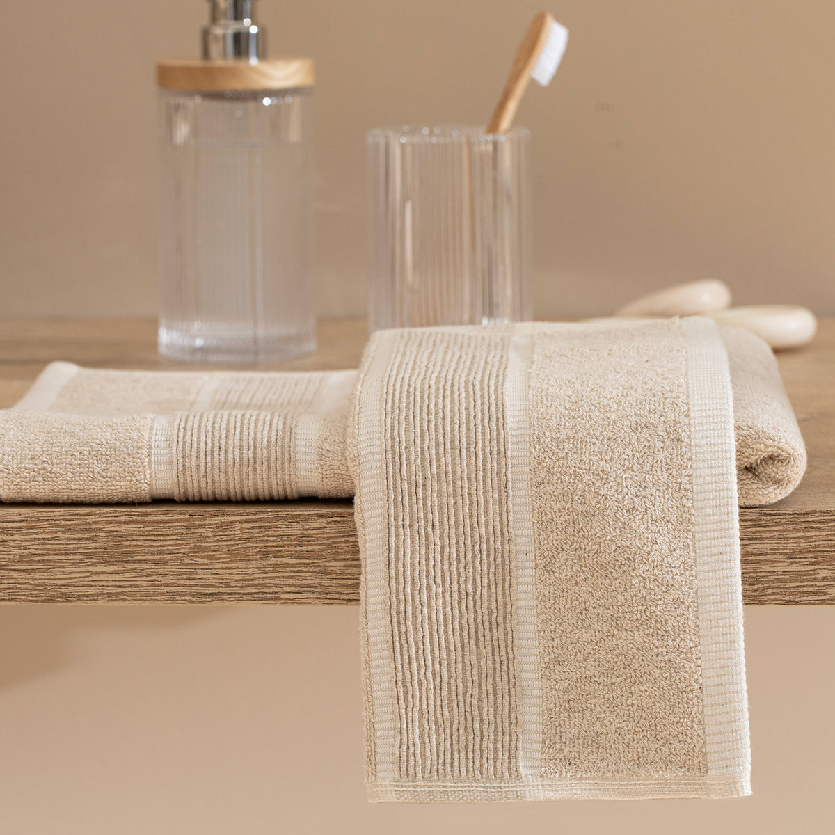 Rhone Hand Towel 30x50cm Natural