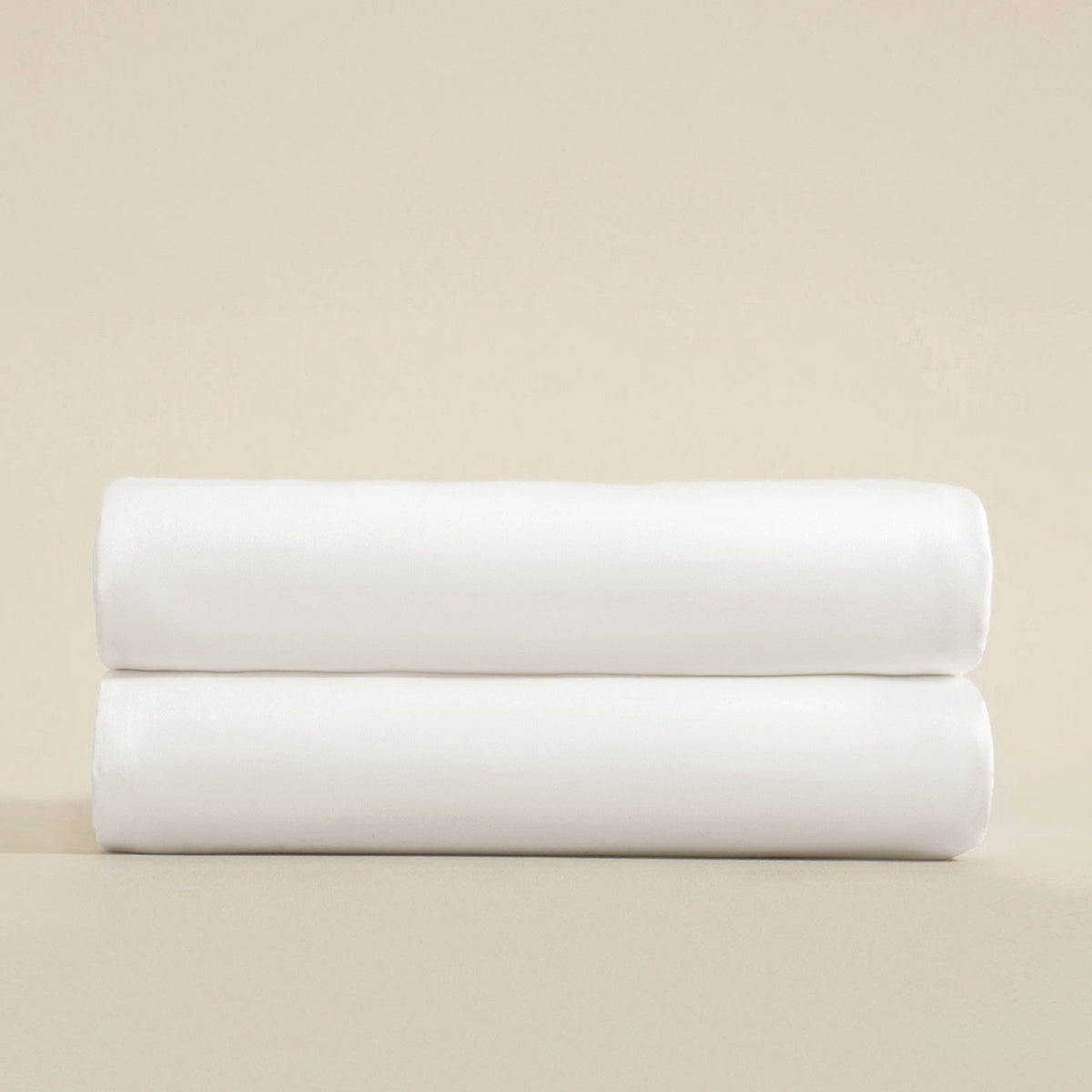 Classic Extra Double Fitted Bed Sheet 200x200cm Ecru
