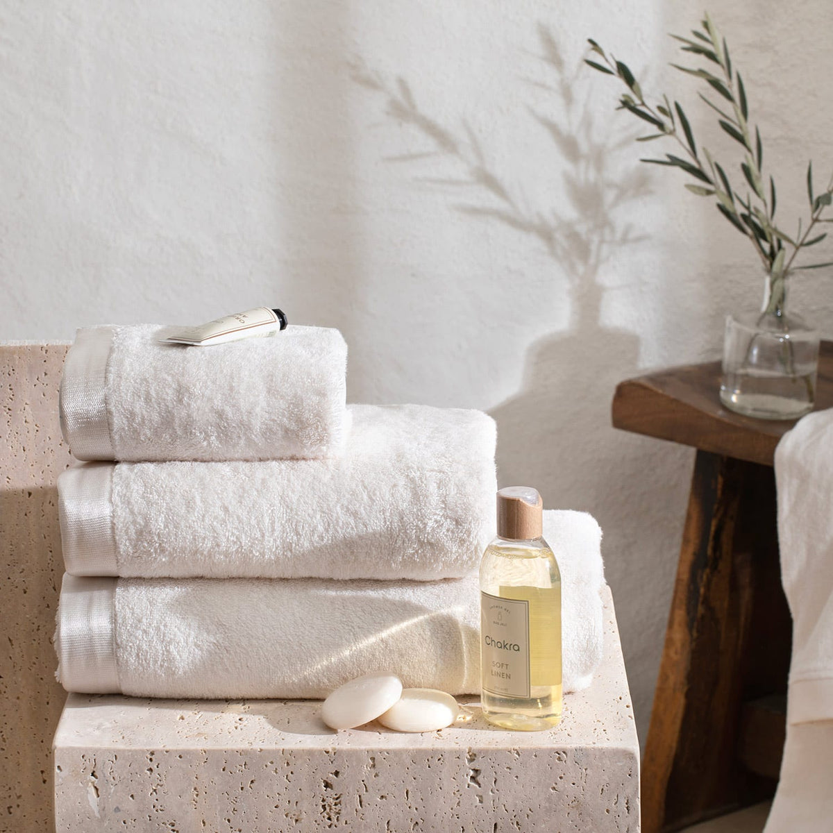 Floss Hand Towel 30x50cm Ecru