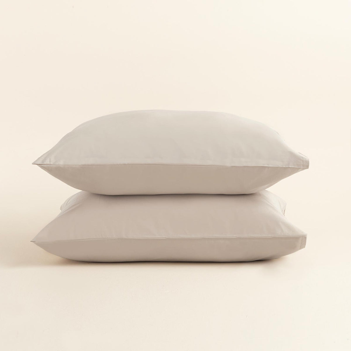 Classic Bamboo Cotton Pillowcase 50x70cm Beige