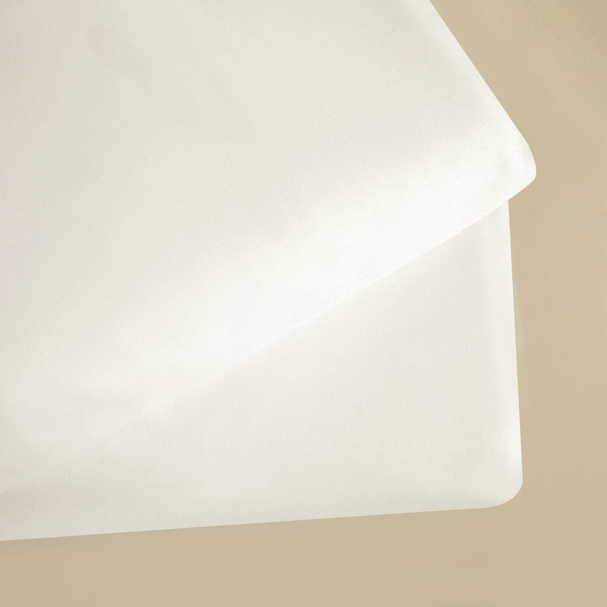 Classic Bamboo Cotton Double Bed Sheet 240x260cm Ecru