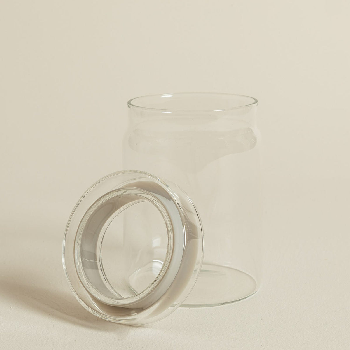 Agni Glass Canister 800ml 10x14cm Transparent