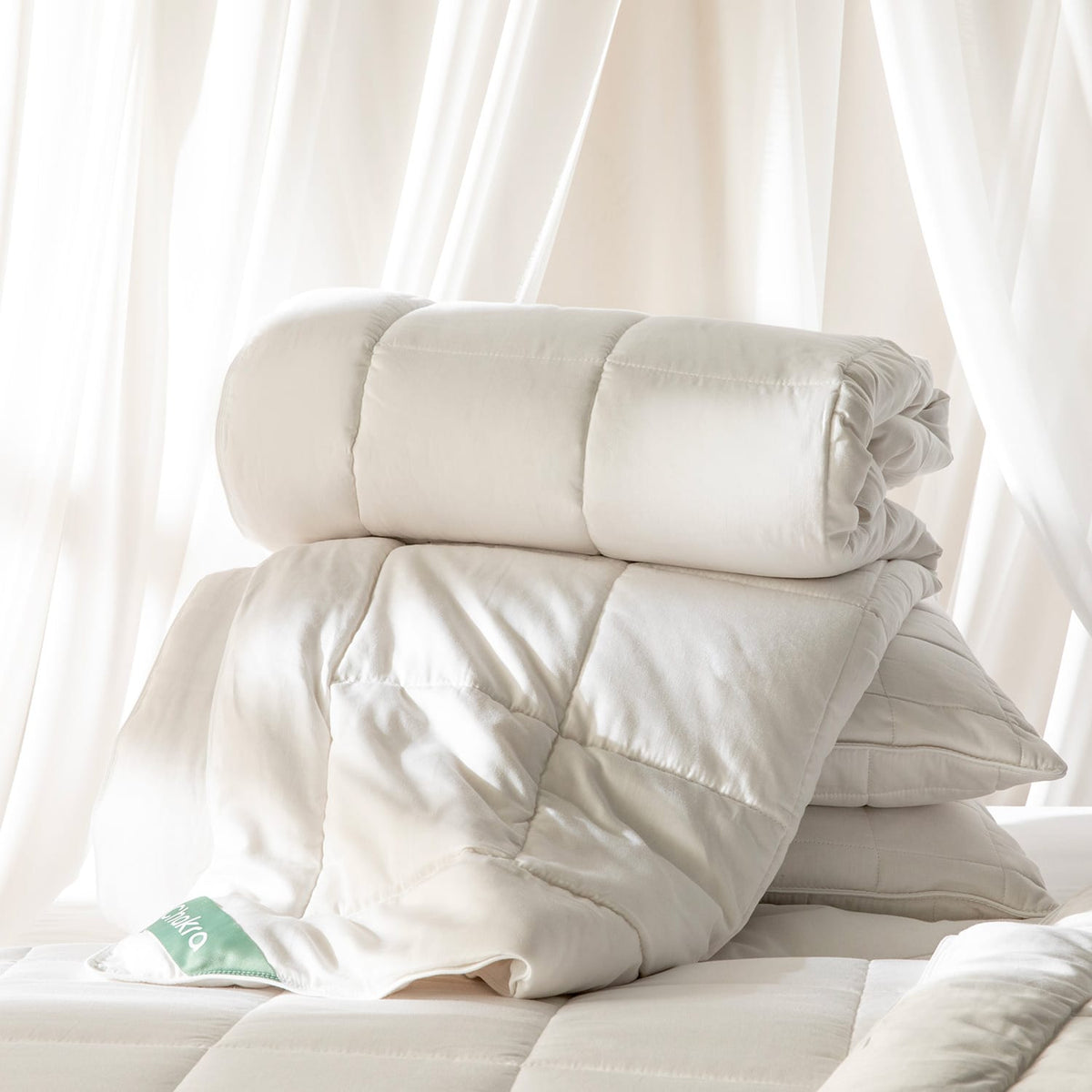 Comfy Cotton Quilt 195x215cm White