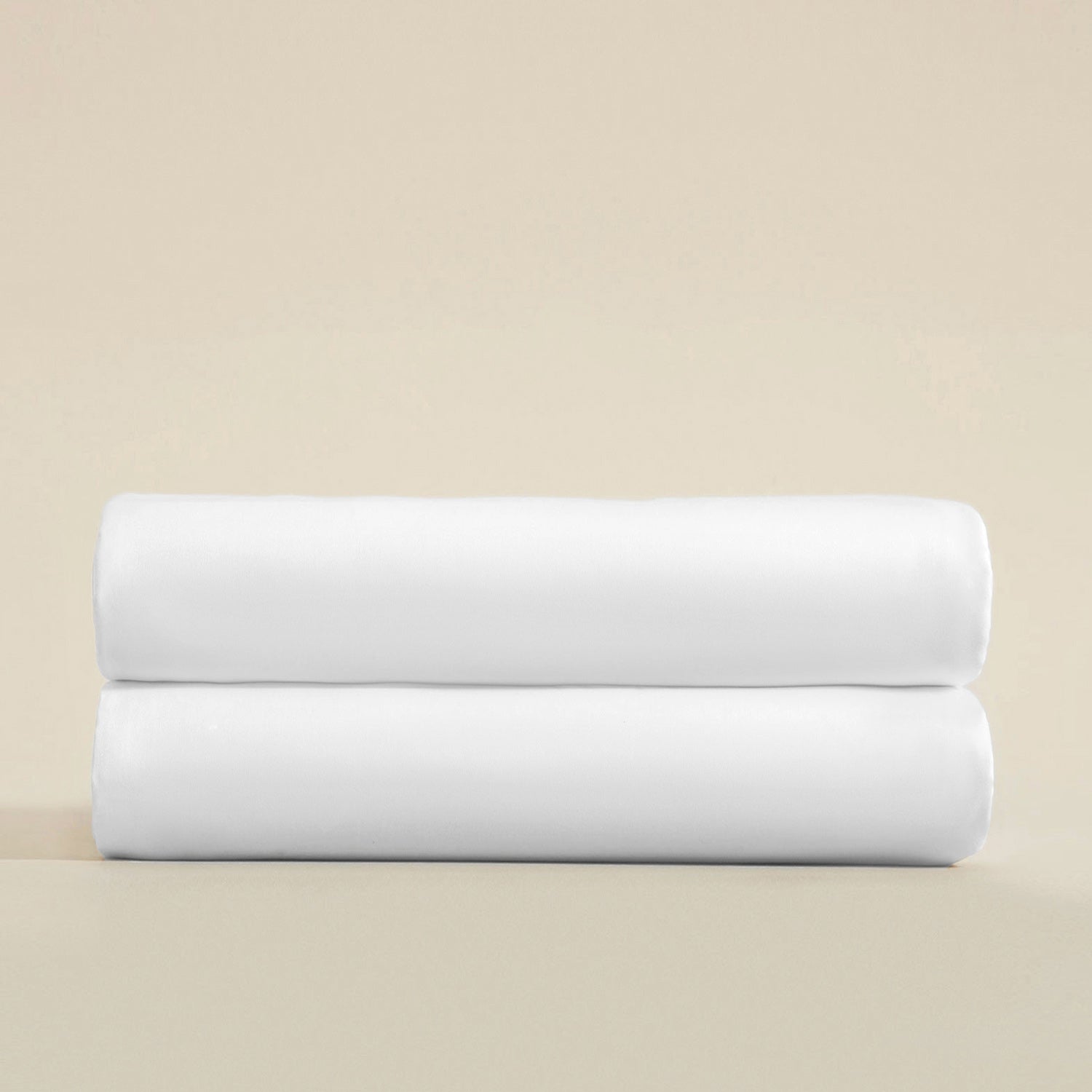 Classic Bamboo Cotton Double Bed Sheet 240x260 cm White