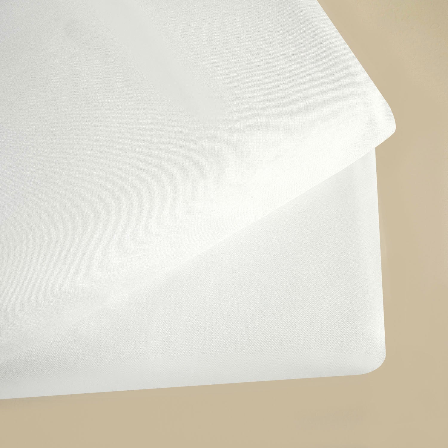 Classic Bamboo Cotton Double Bed Sheet 240x260 cm White