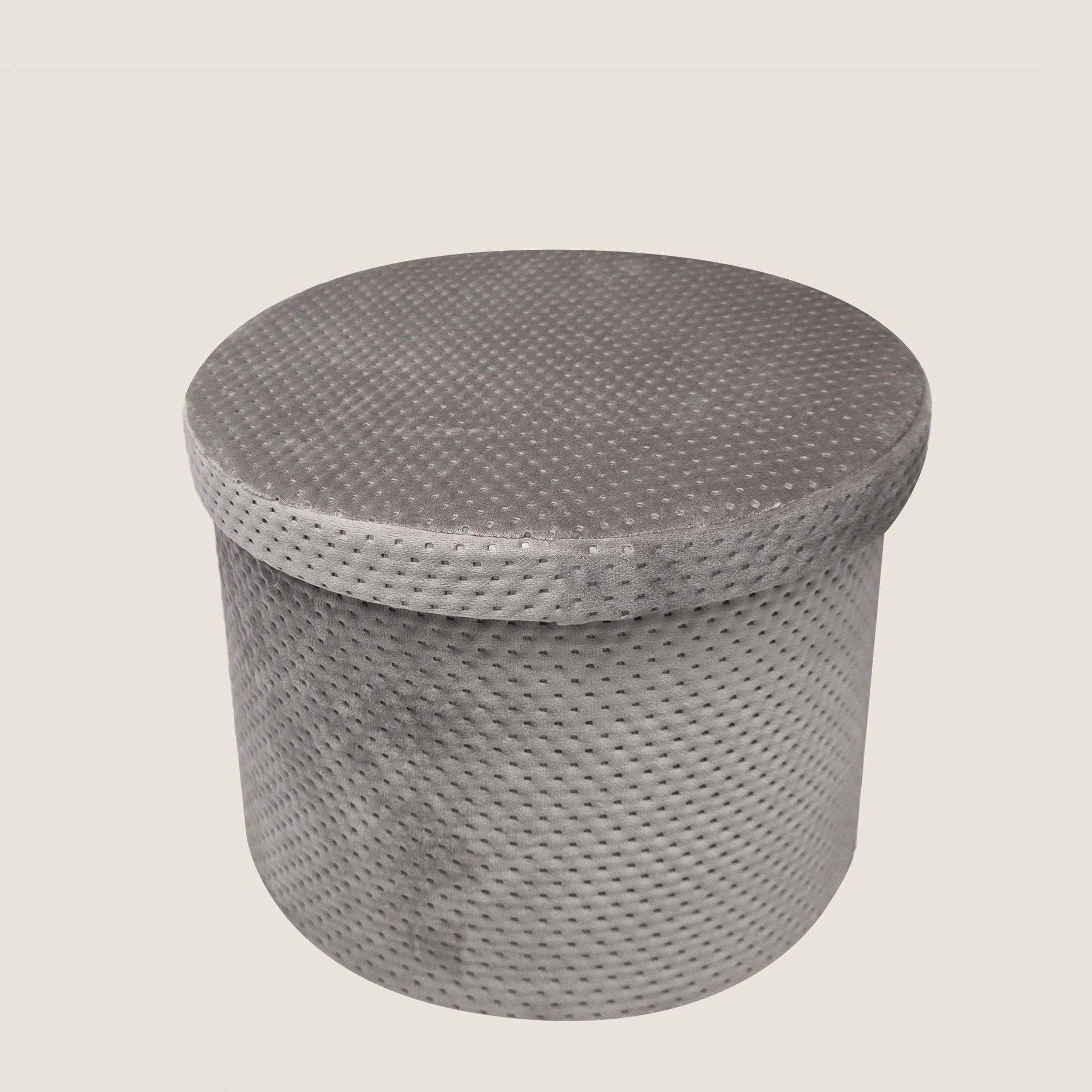 Evelina Storage Box 17x16 cm Gray