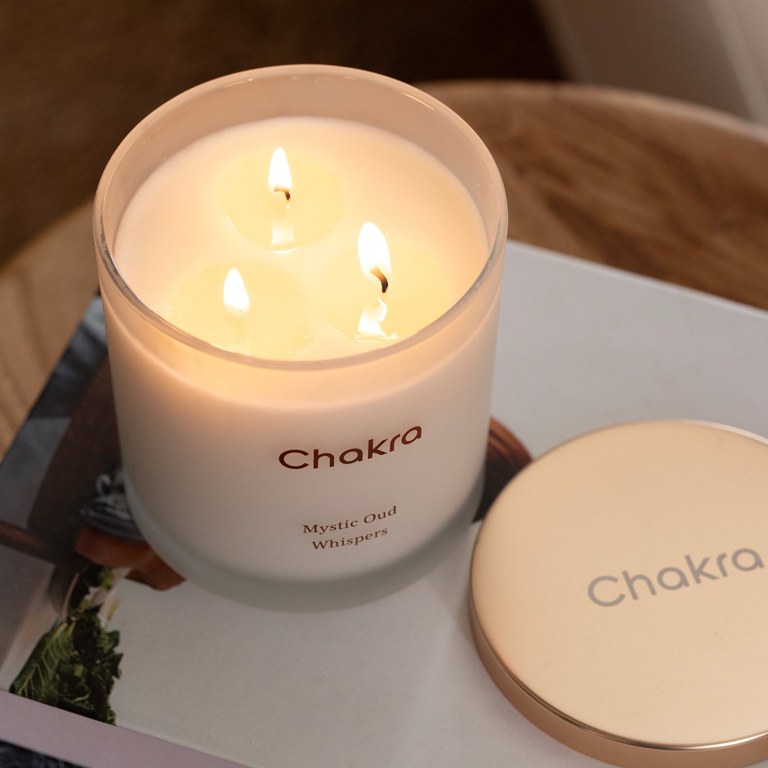 Scented Candle 400 G - Mystic Oud Whispers Oud