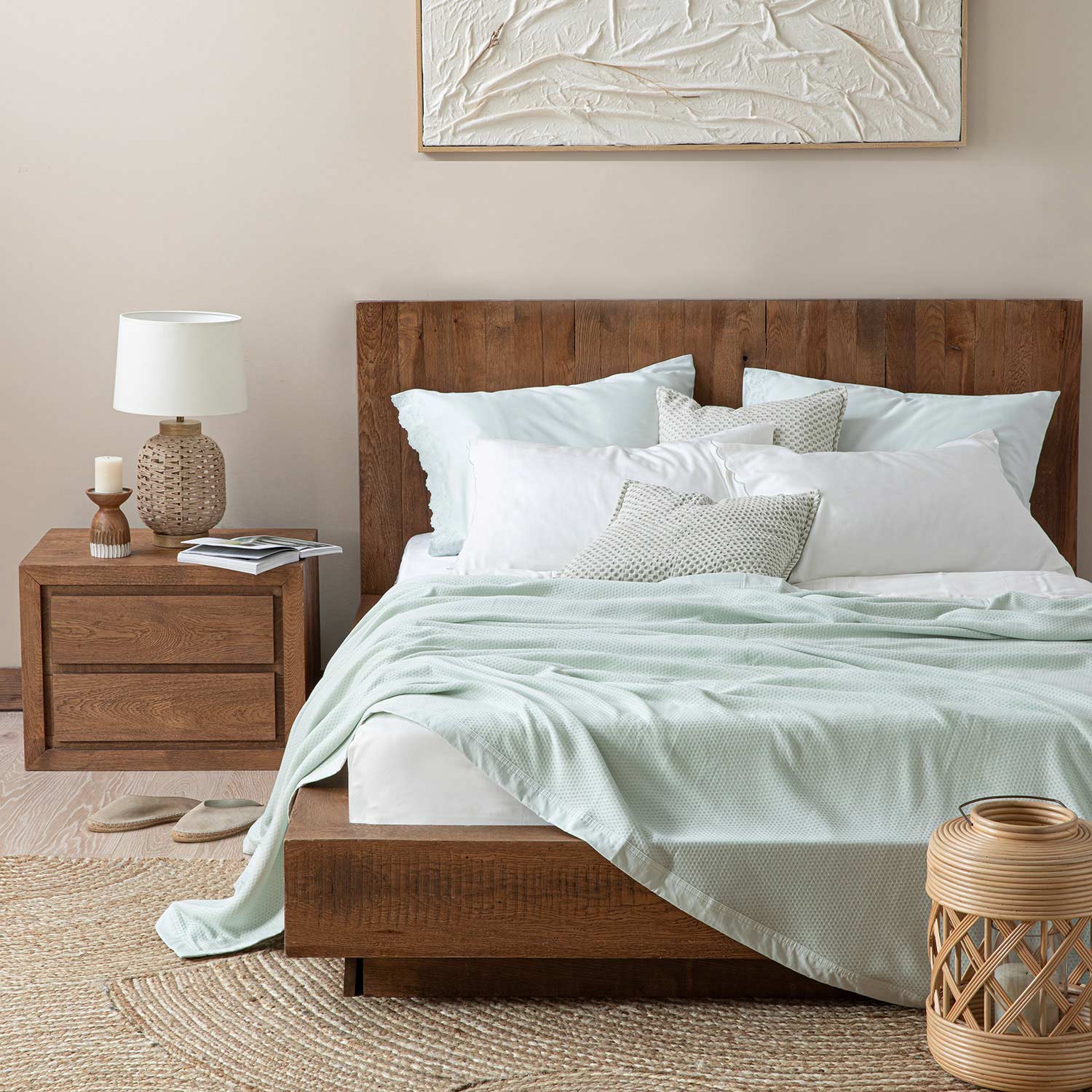 Lillia Double Pique 220x240 cm Ocean