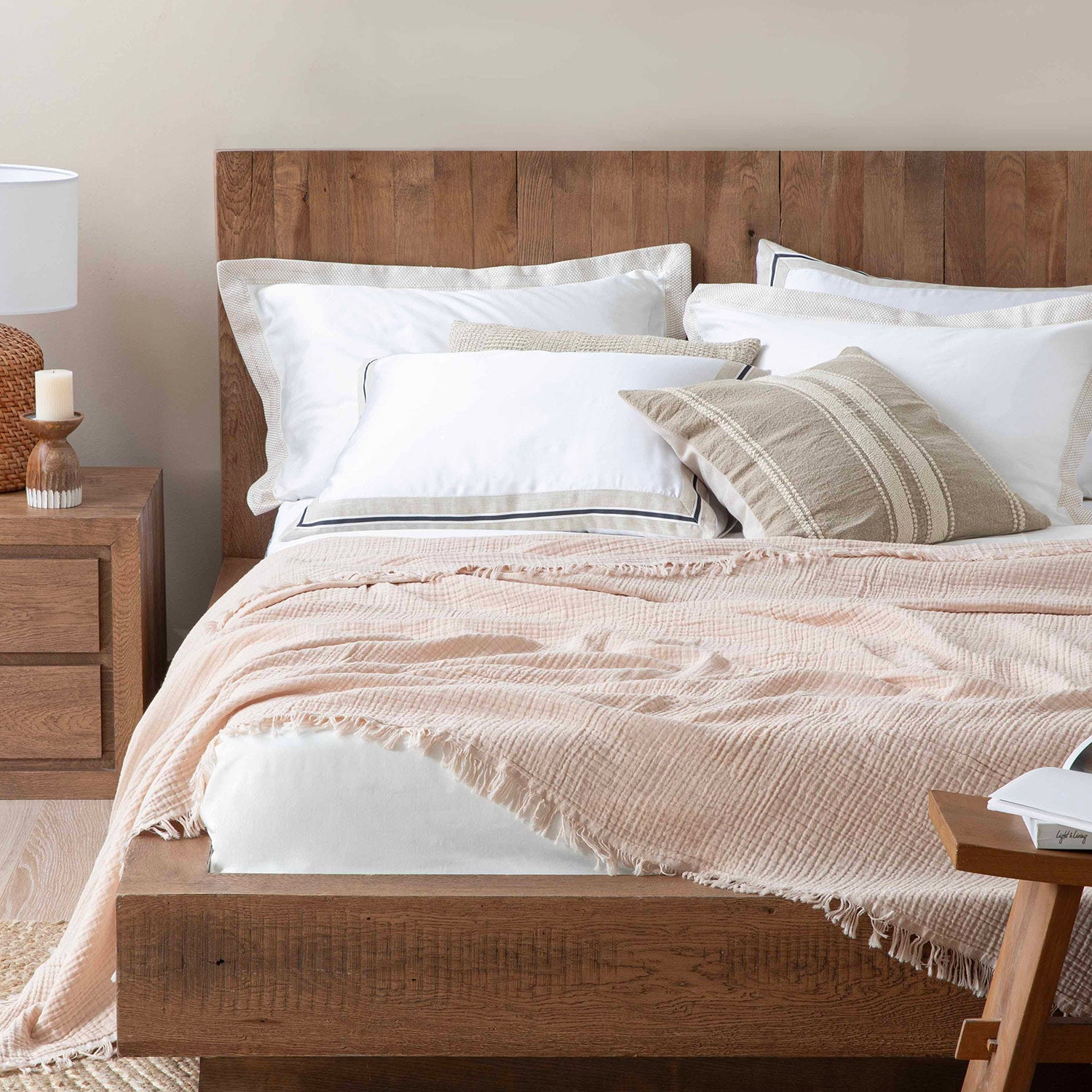 Marfa Pique Single 160x220 cm Sand