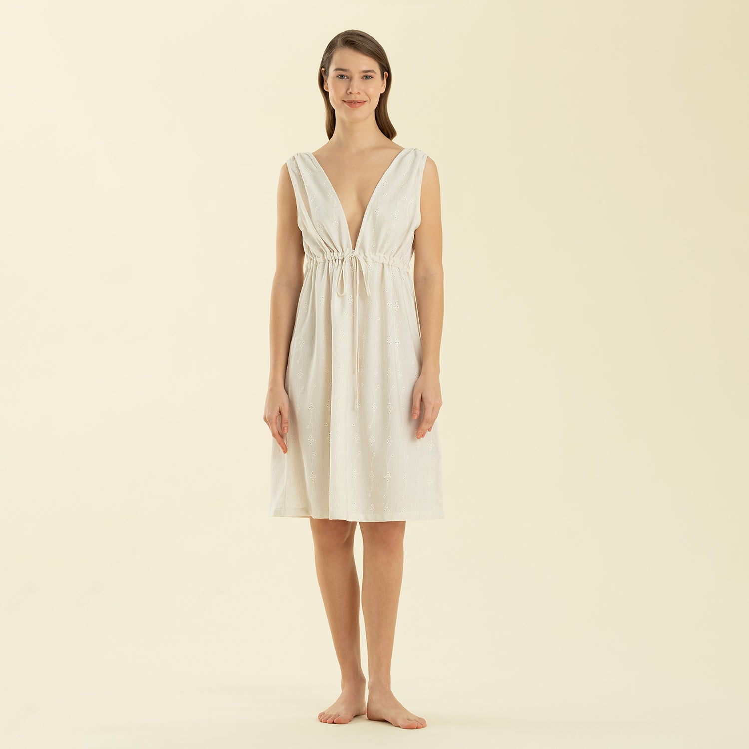 Hierba Nightgown White