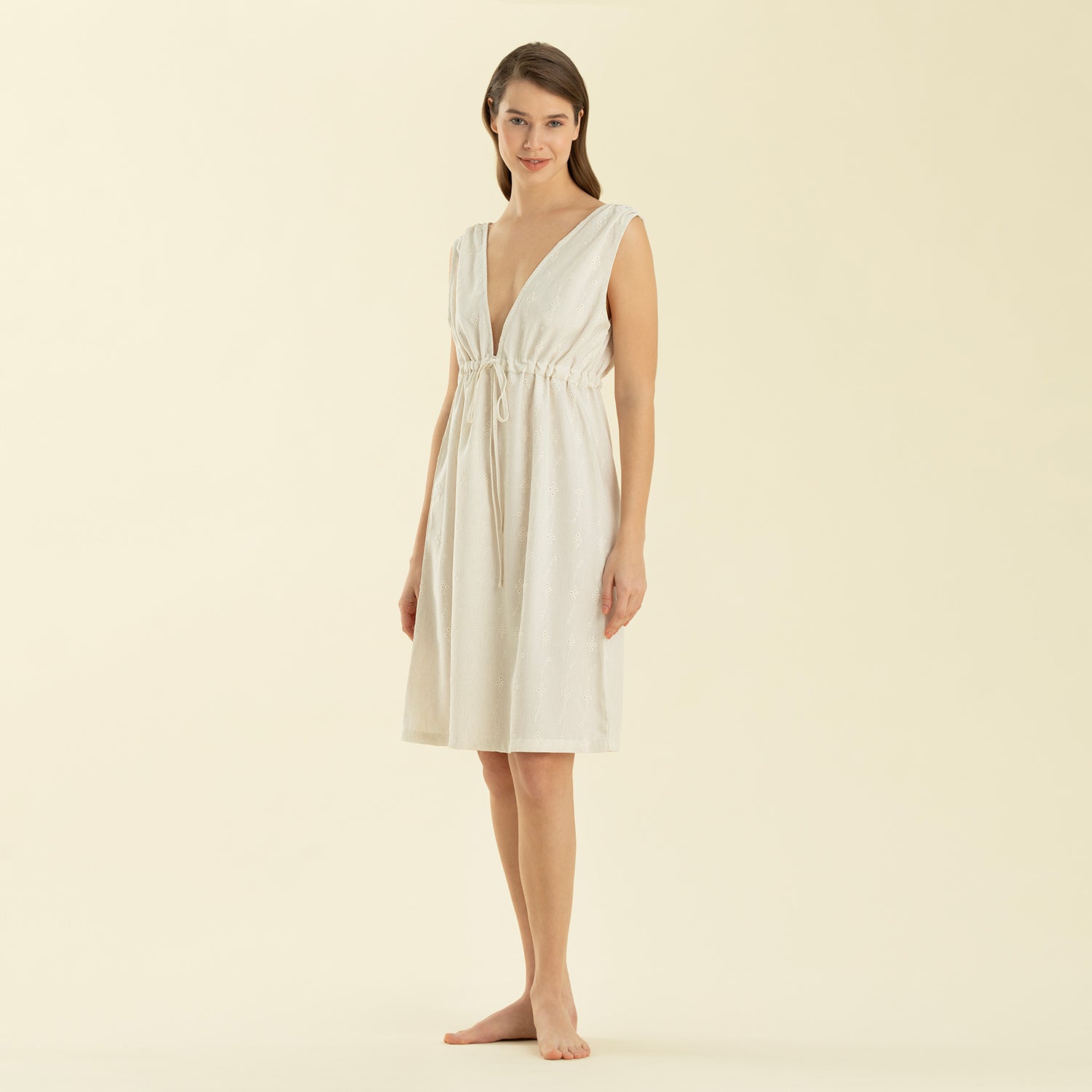 Hierba Nightgown White