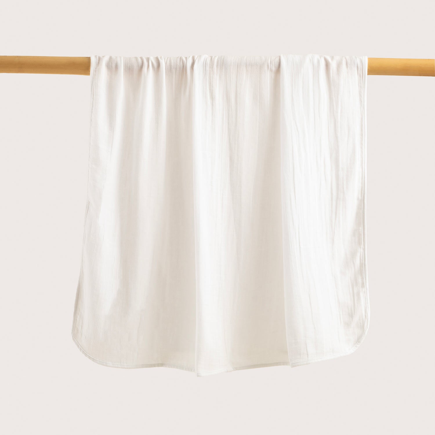 Harvey Baby Pique Coverlet 150x100cm White