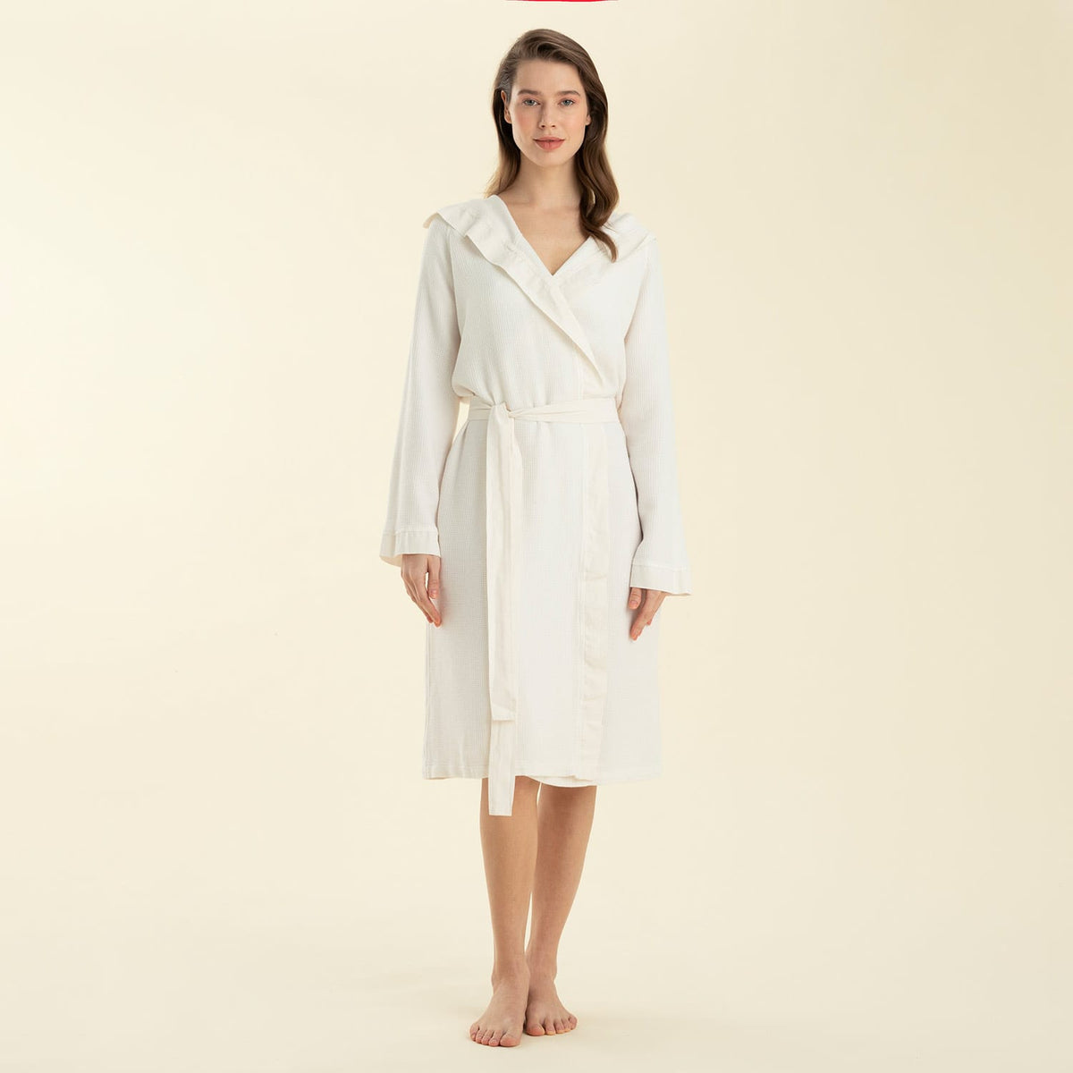 Carra Bathrobe Ecru