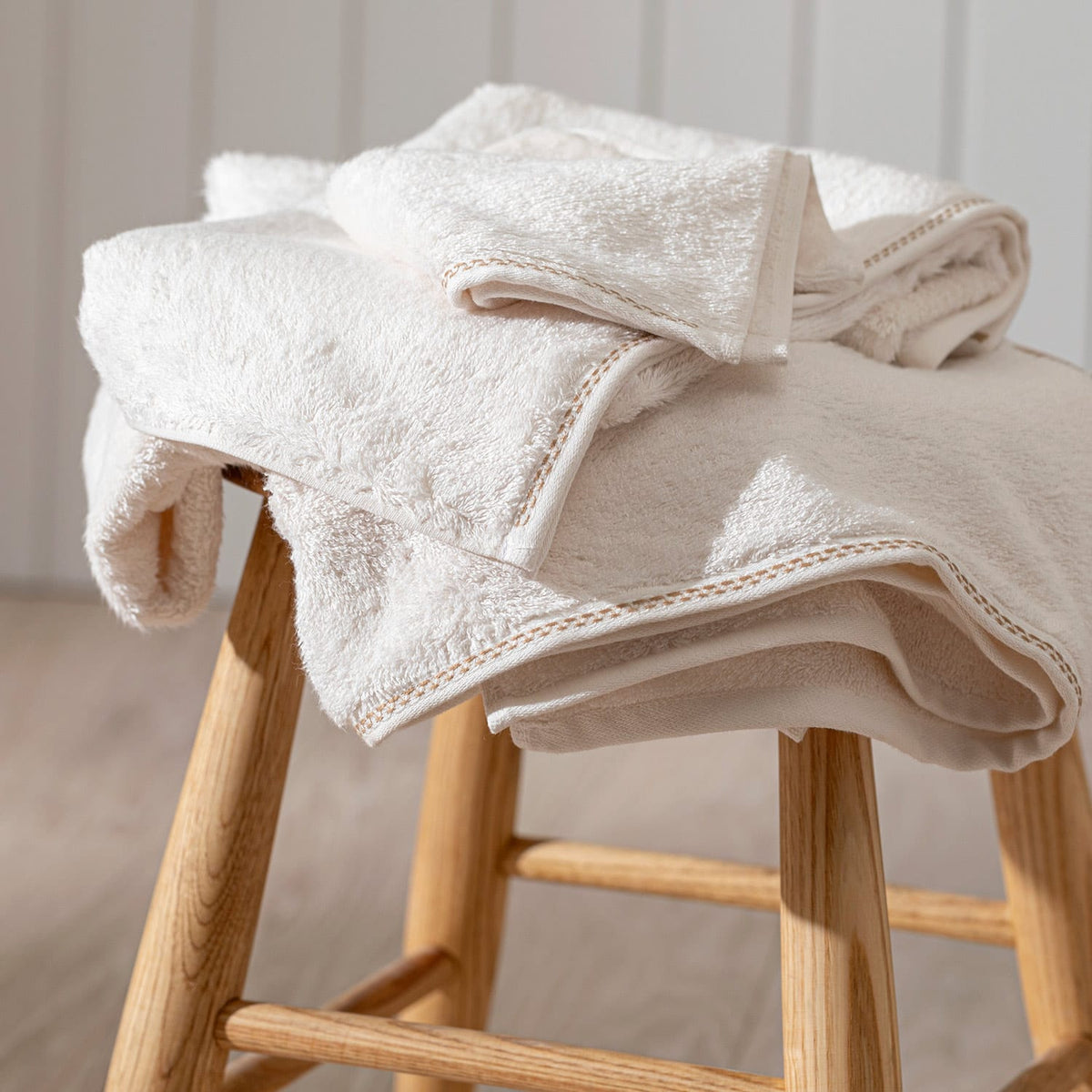 Madeline Face Towel 50x90cm Ecru