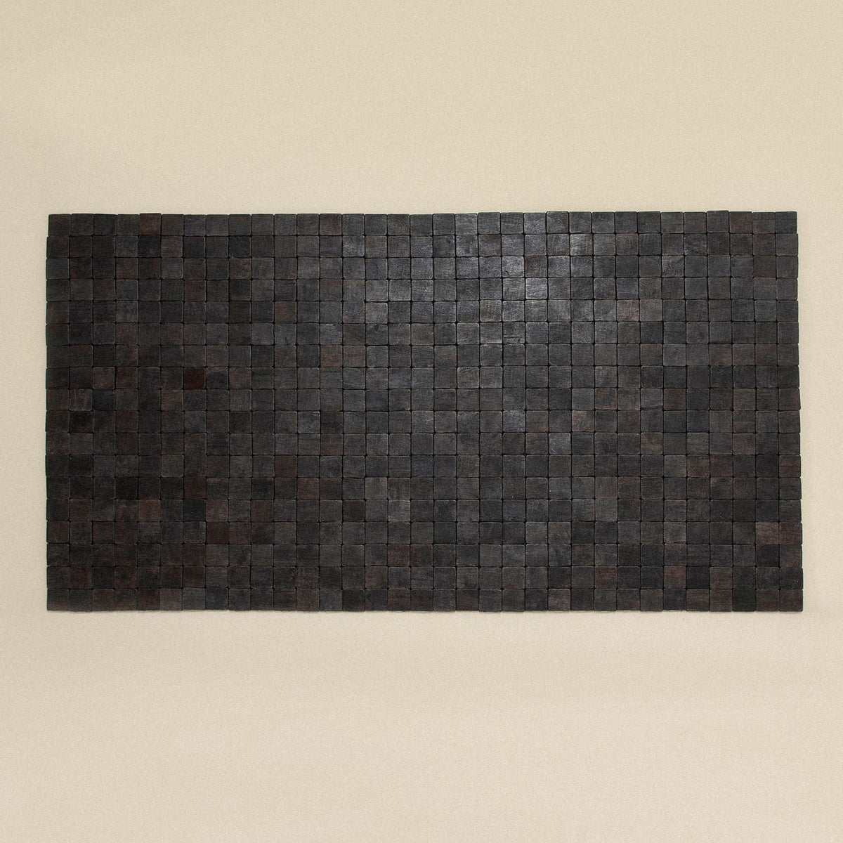 Costa Wooden Mat 70x130cm Black