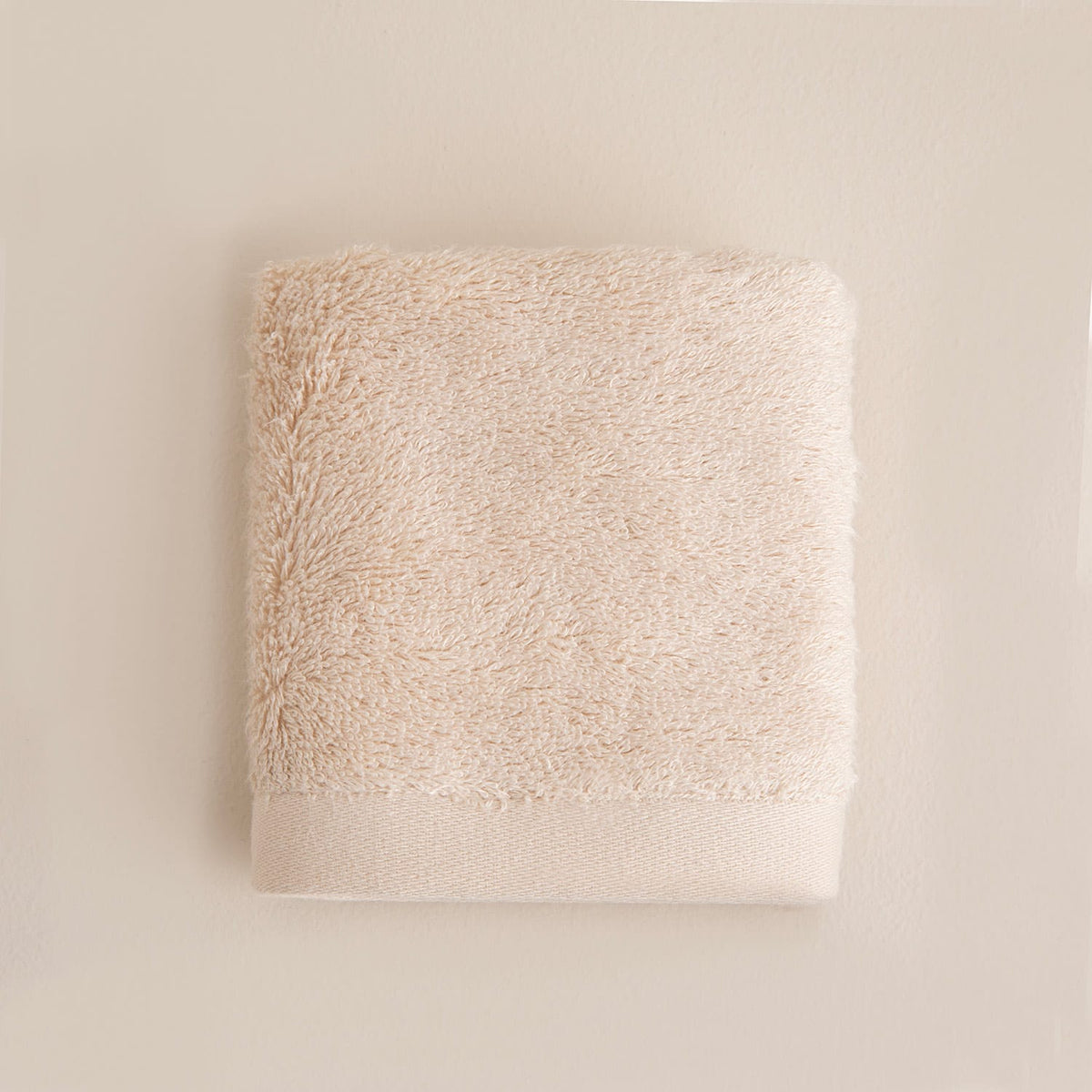 Solid Hand Towel 30x50cm Beige