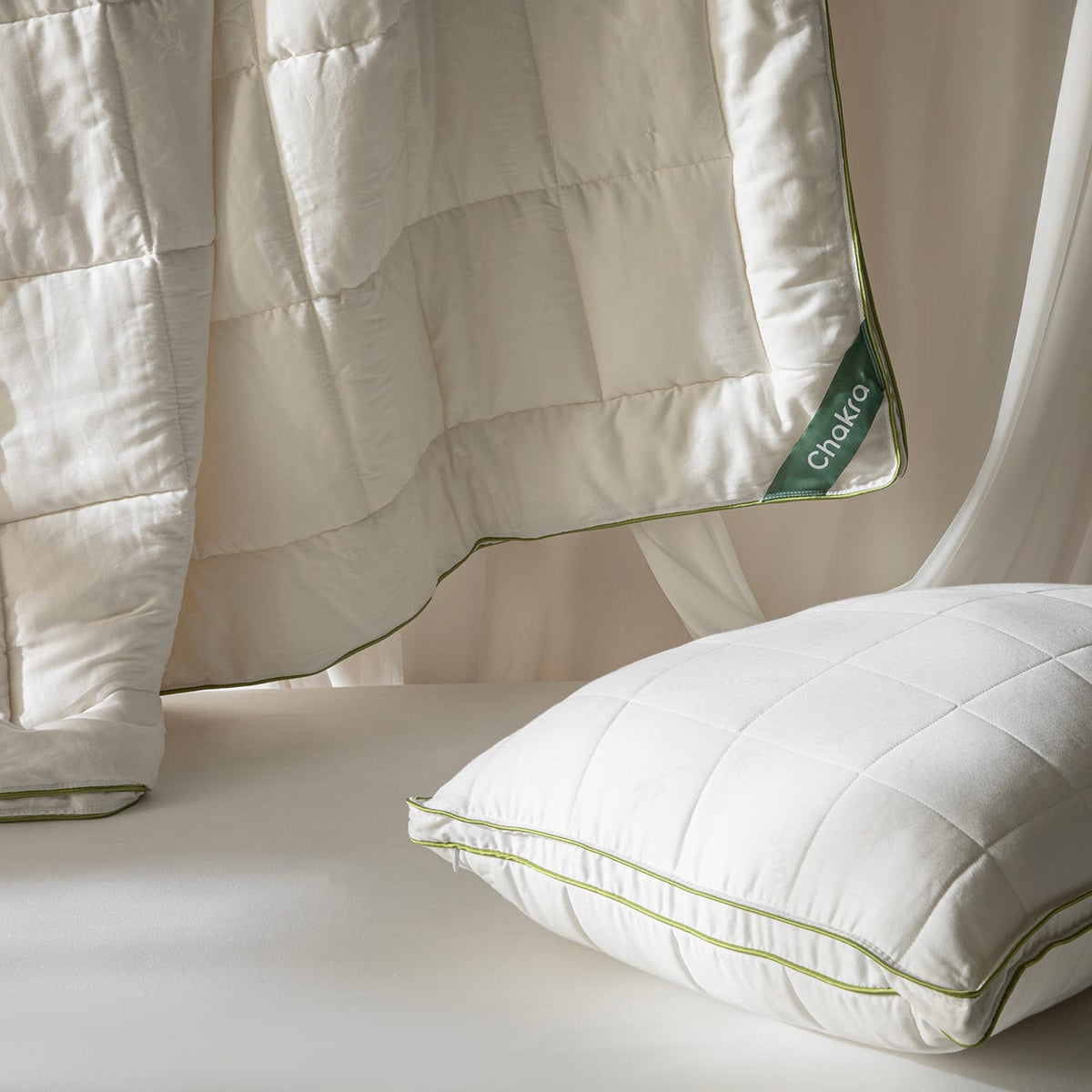 Naturist Bamboo Quilt 225x215cm White