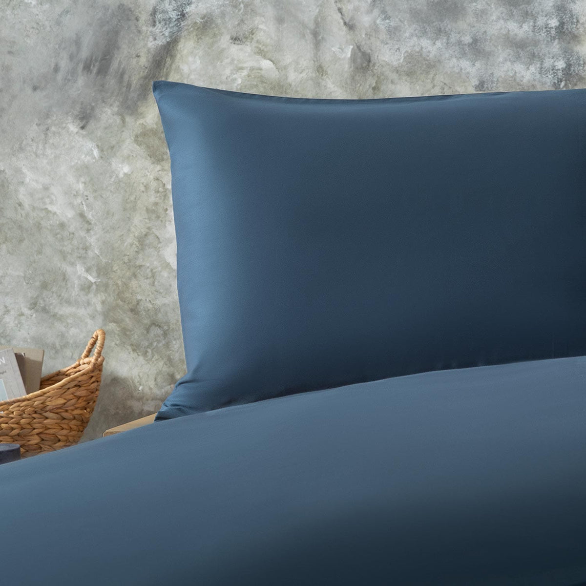 Alana Duvet Cover Set Single Size 160x220cm Blue