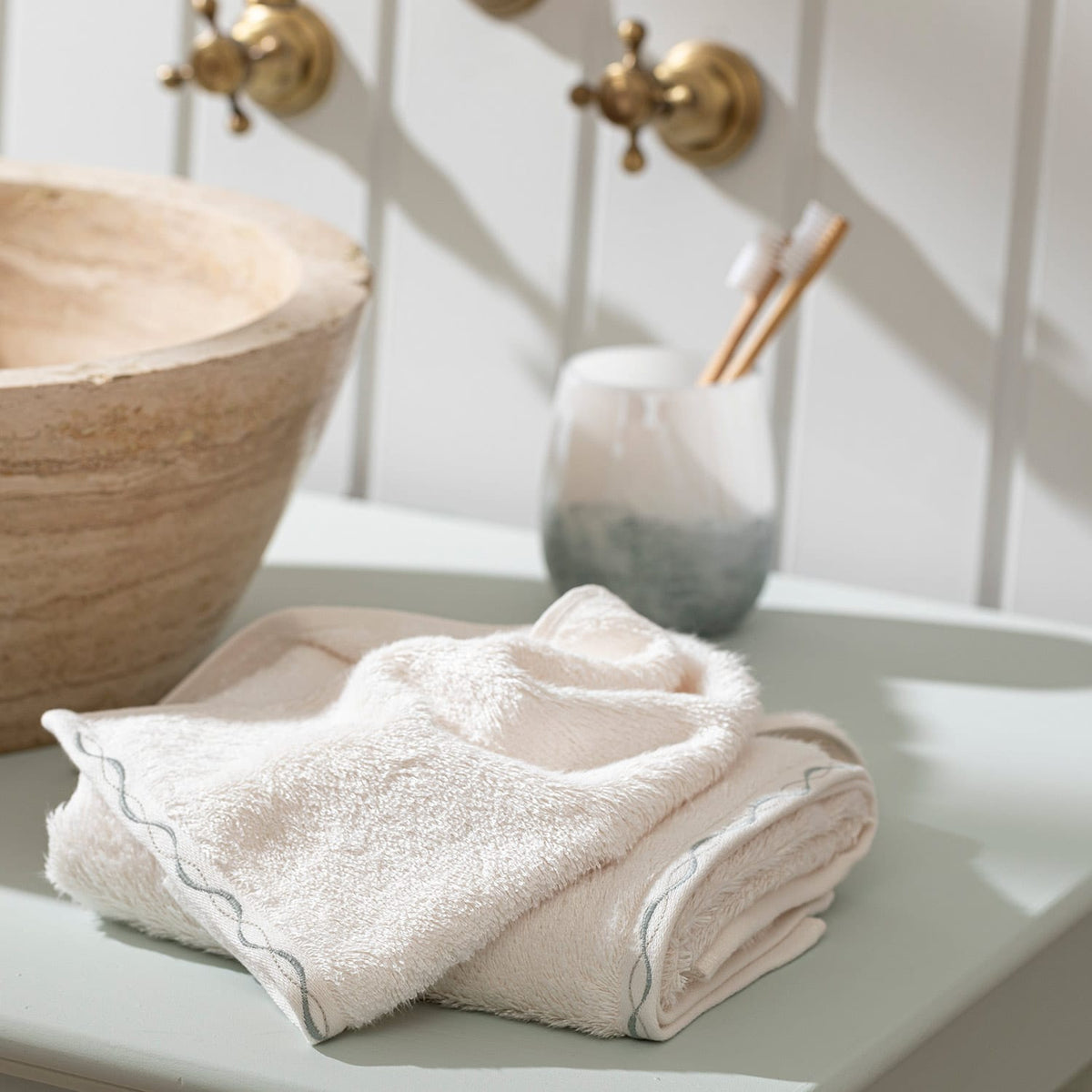 Spenza Face Towel 50x90cm Ecru