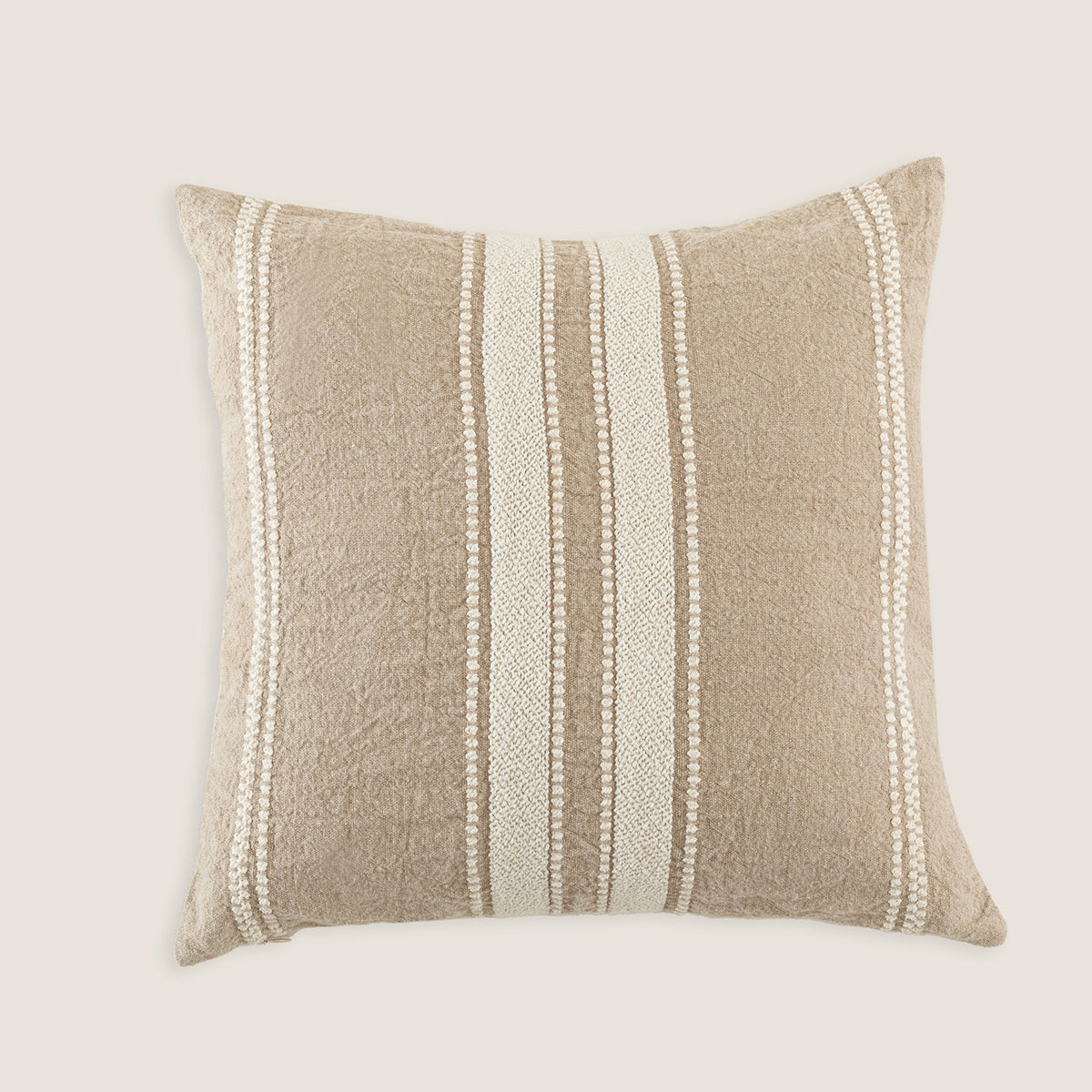 Vinyas Cushion 50x50cm Natural