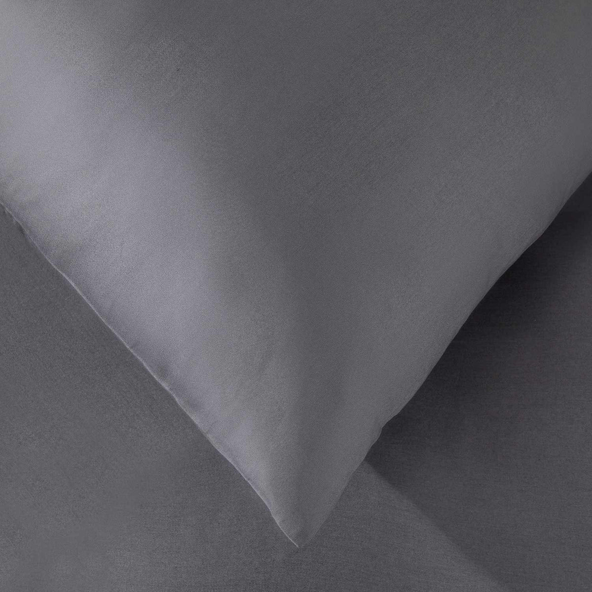 Alana Duvet Cover Set Single Size 160x220cm Dark Gray