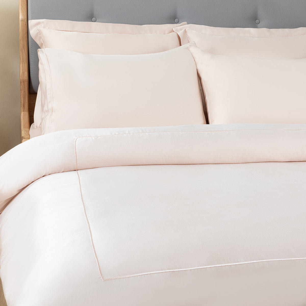 Bamboo Duvet Cover Double 200x220cm Powder