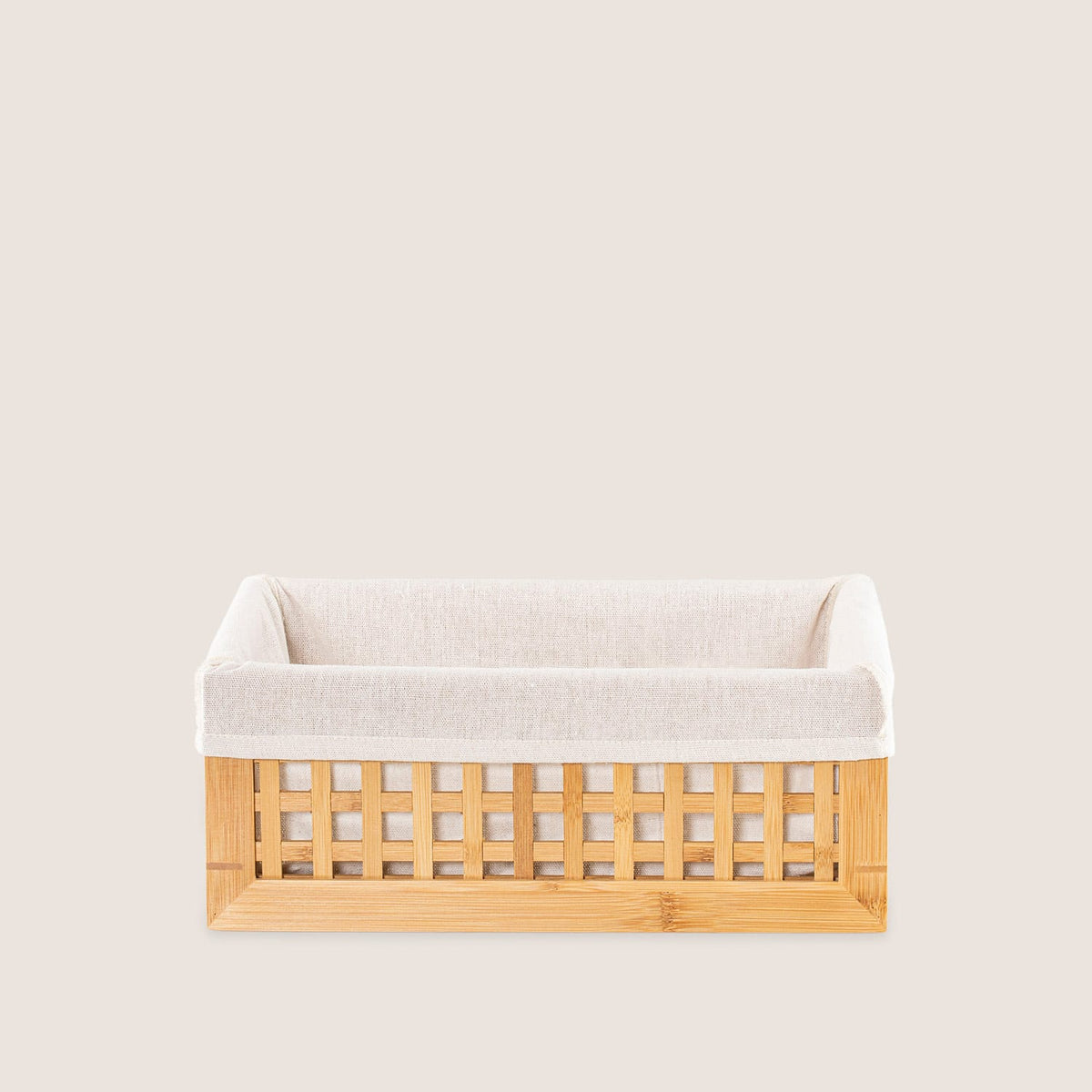 Bamboo Basket 34x23.5x13cm Natural