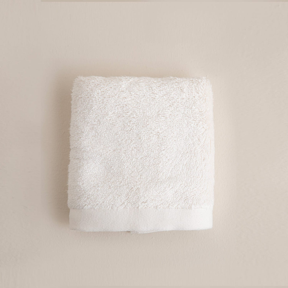Solid Hand Towel 33x33cm Ecru